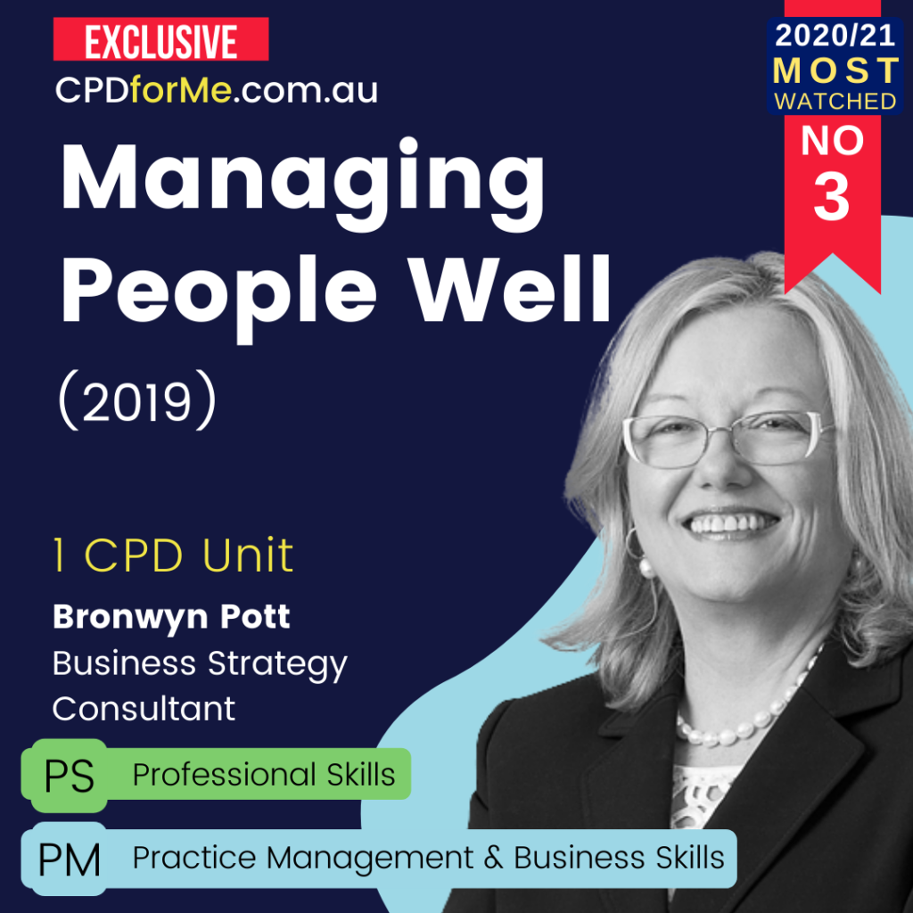 Managing People Well (2019)