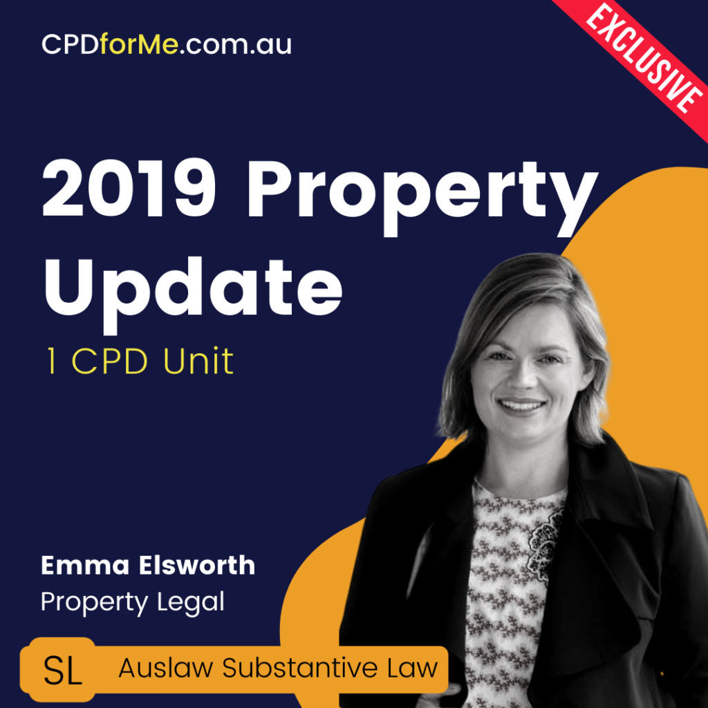 Property Update (2019) Online CPD