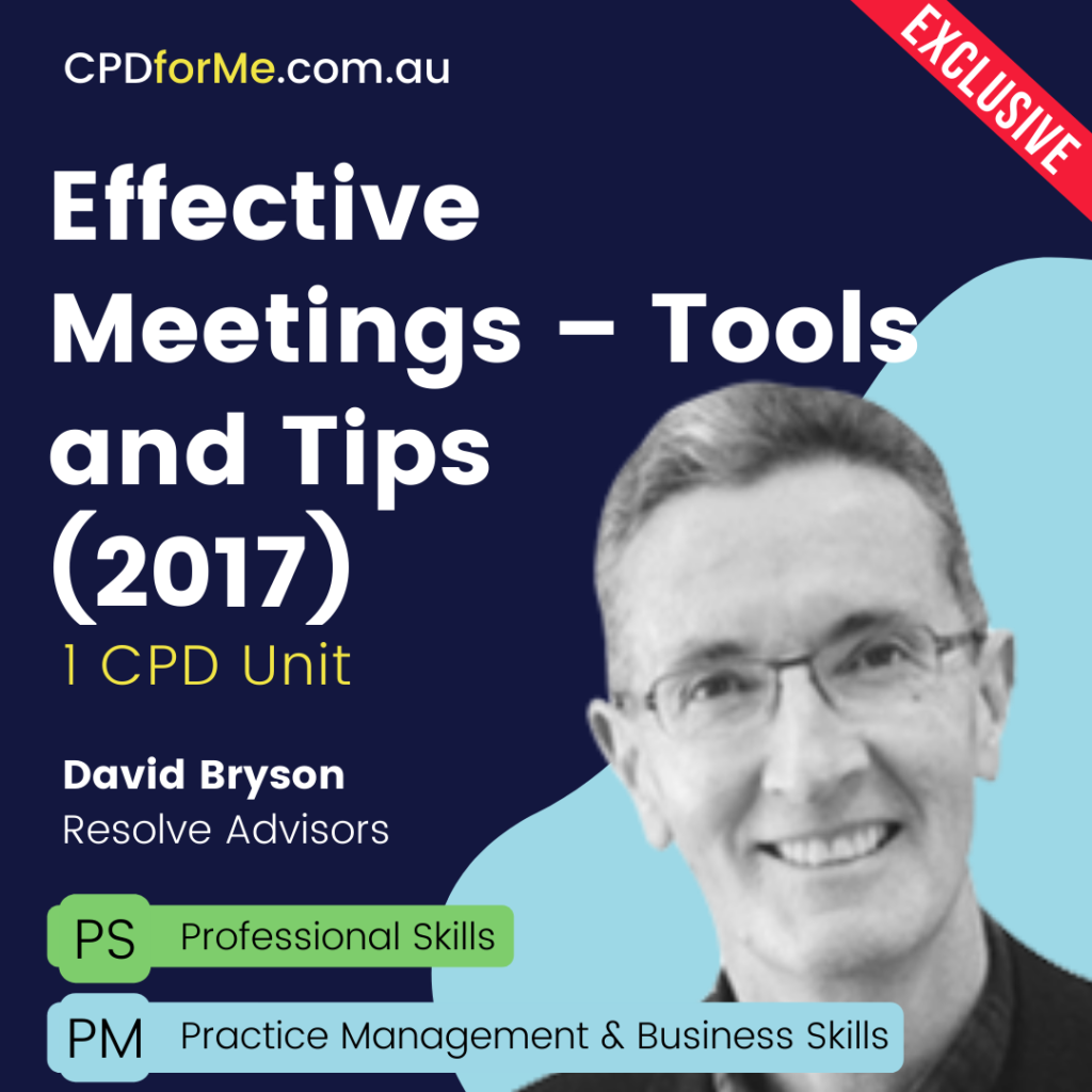 Effect Meetings -Tools and tips