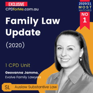 Family Law Update (2020)