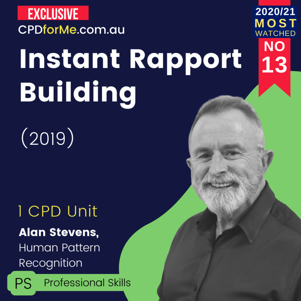 Instant Rapport Building (2019)