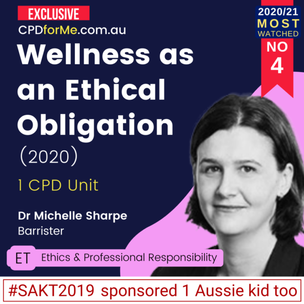 Wellness as an Ethical Obligation (2020)