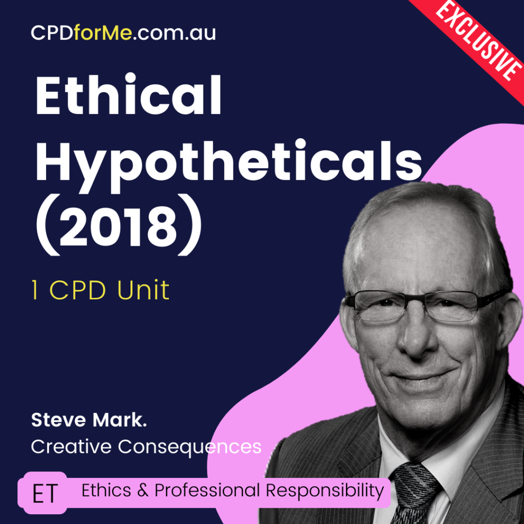 Ethical Hypotheticals (2018)