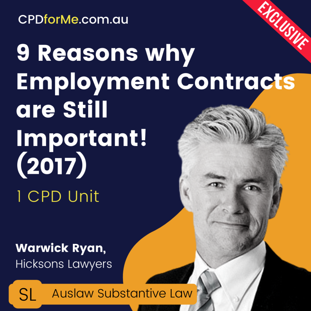 9 Reasons why Employment Contracts are Still Important