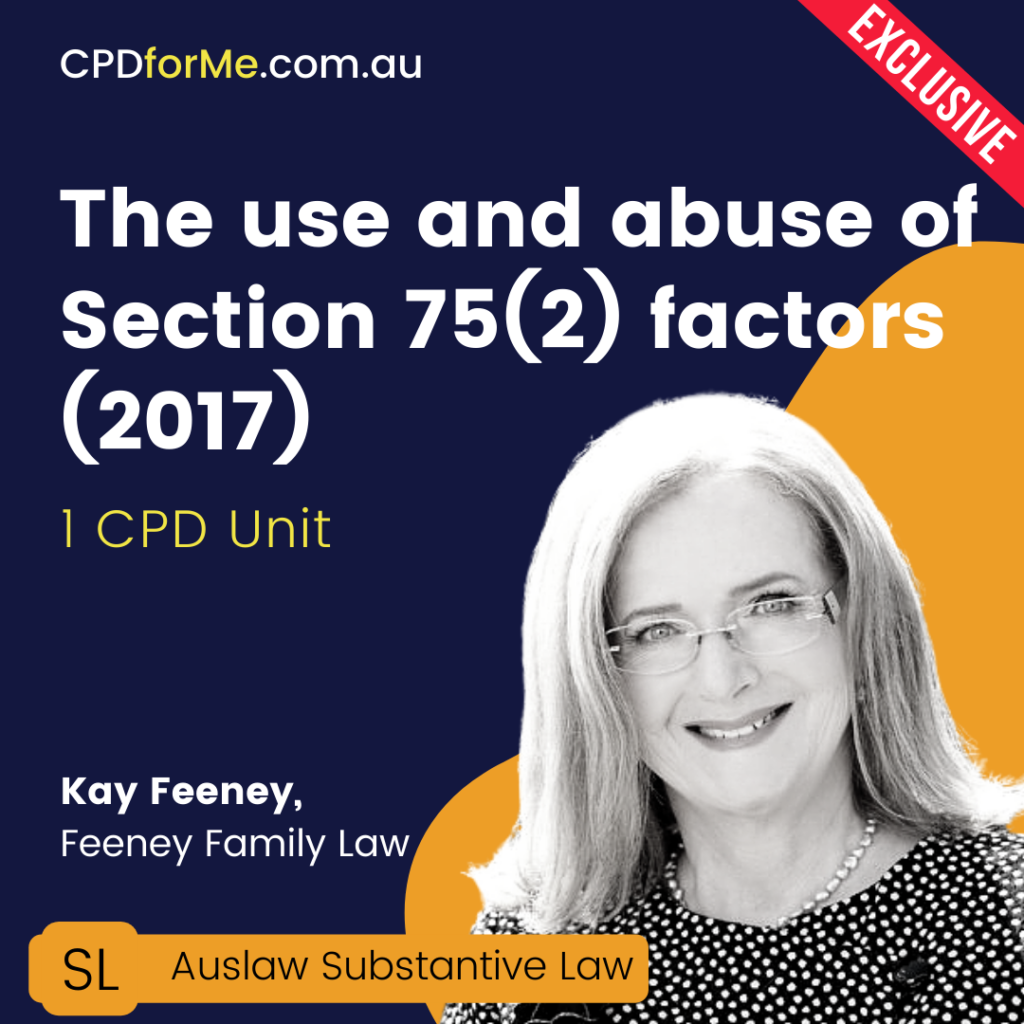 The Use and Abuse of Section 75(2) Factors