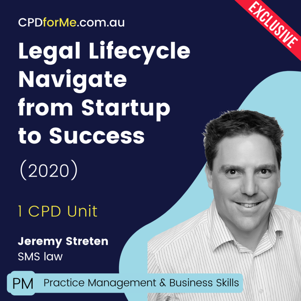 Legal Lifestyle Navigating from Startup to Success Online CPD