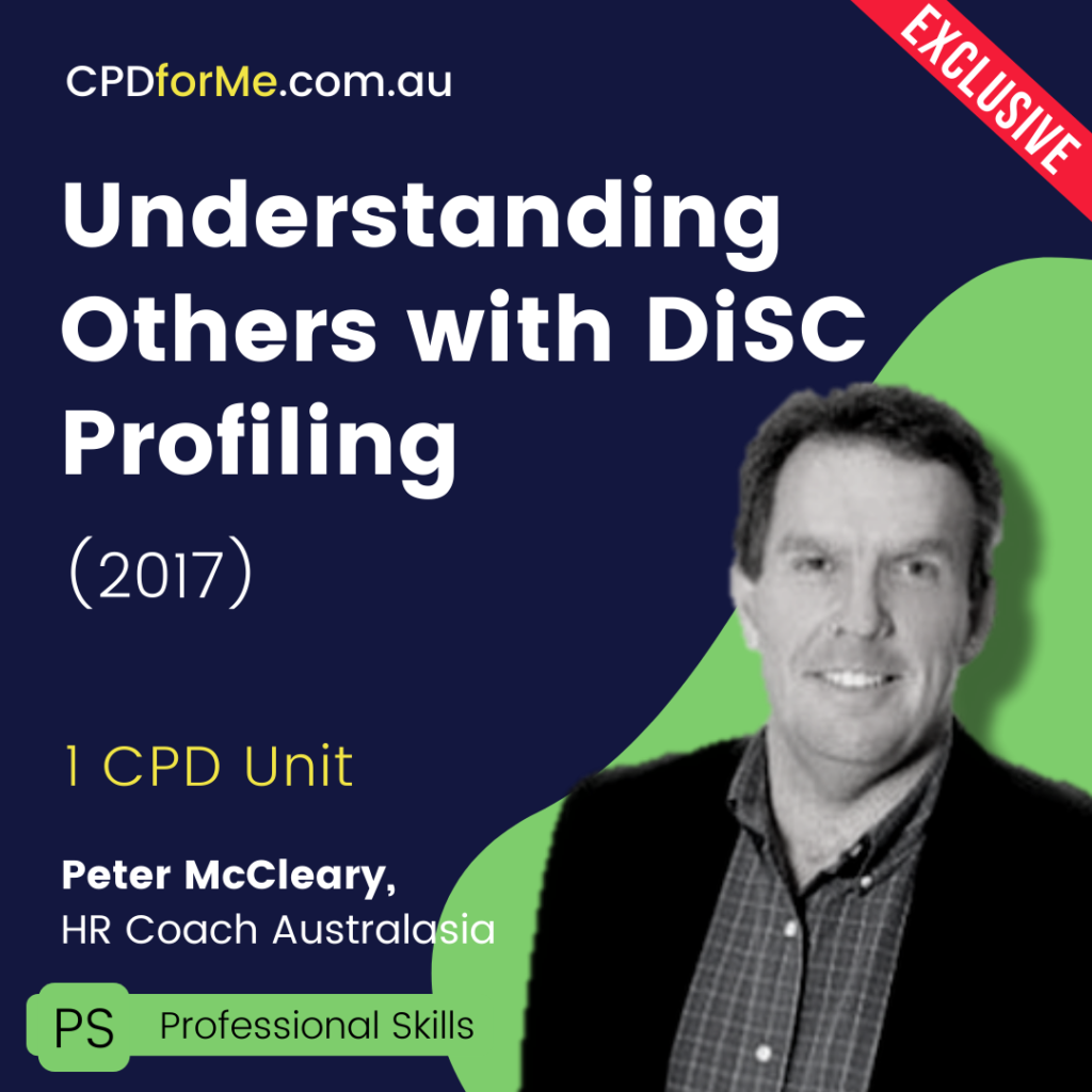 Understanding Others with DiSC Profiling (2017) Online CPD