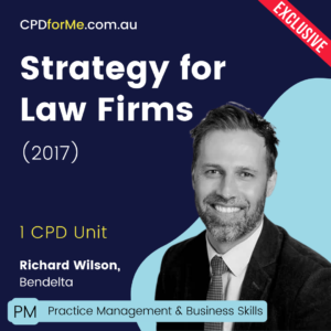 Strategy for Law Firms (2017) Online CPD