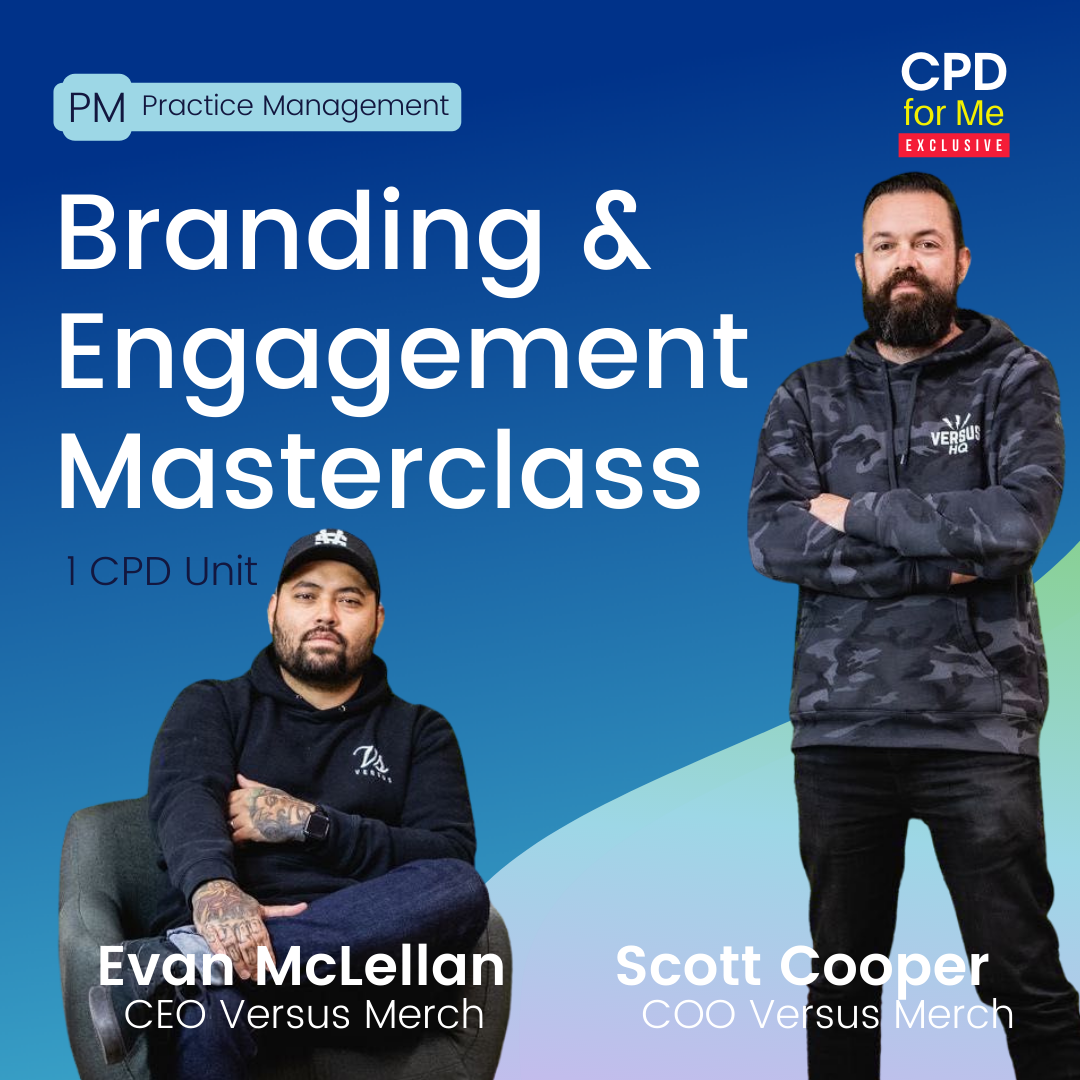 Branding and Engagement Masterclass - 1 CPD for Me Unit