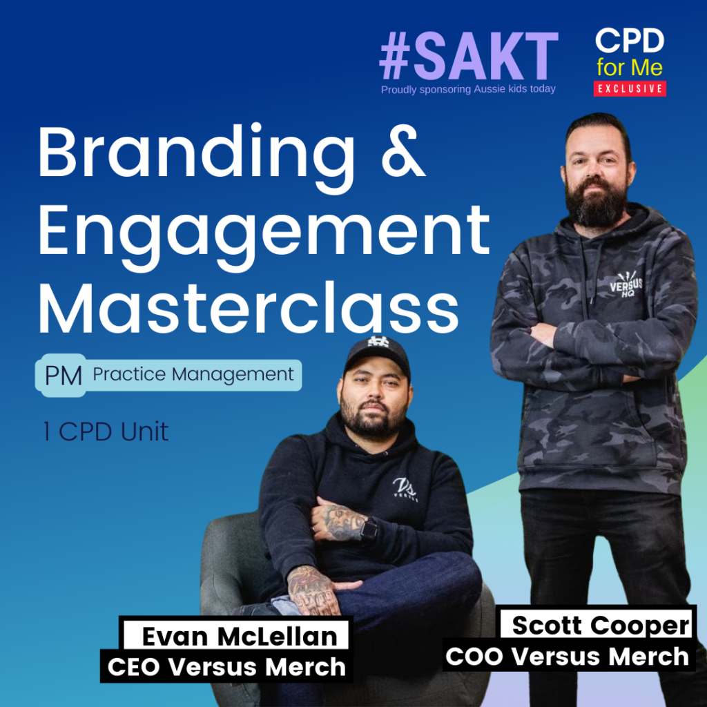 Branding and Engagement Masterclass on-demand 1 CPD for Me Unit