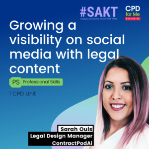 Growing a visibility on social media with legal content