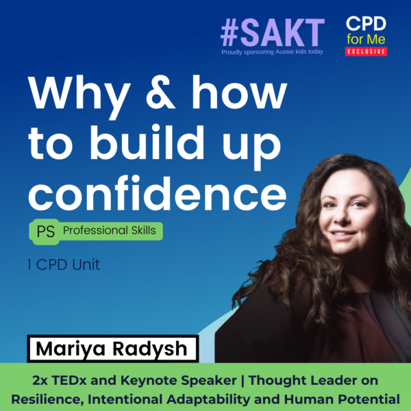 Why & how to build up confidence - Mariya Radysh CPD for Me