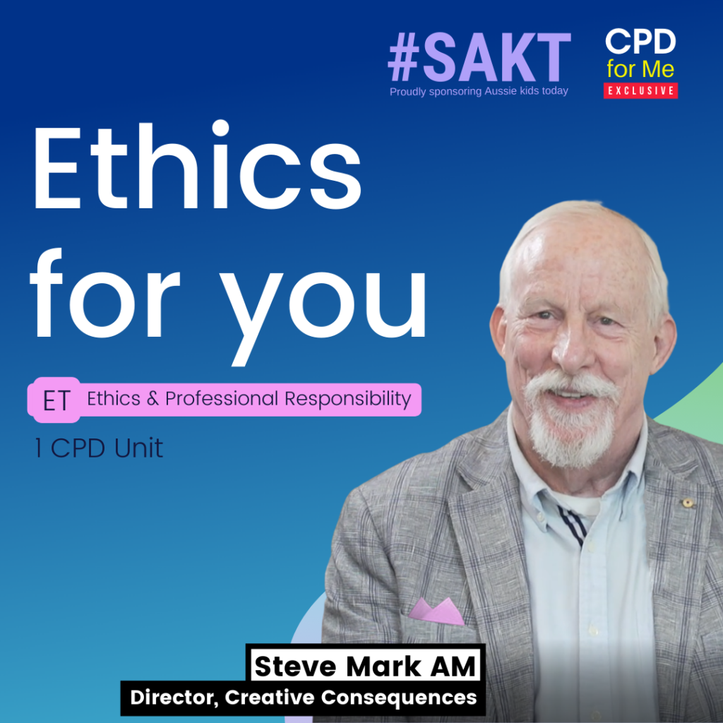 Ethics for You - Steve Mark - AM CPD for Me Exclusive