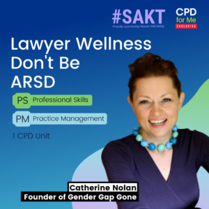 Lawyer wellness - Don't be ARSD Webinar