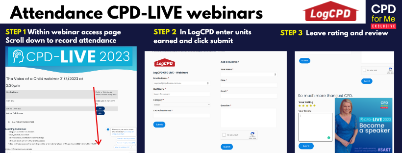 CPD for Me Firm Account -How to LogCPD (Webinars)