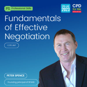 Fundamentals of Effective Negotiation Webinar