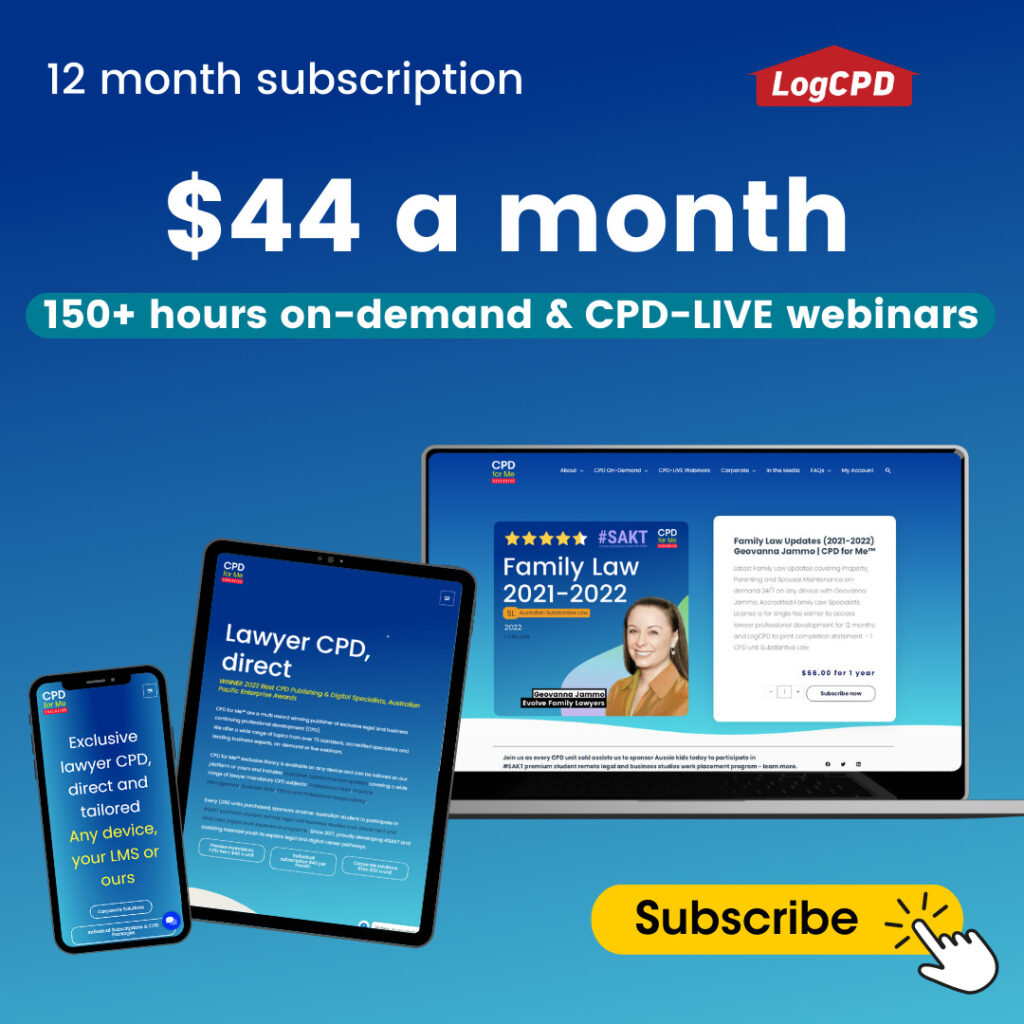 $44 a month CPD for Me 12 Month Subscription