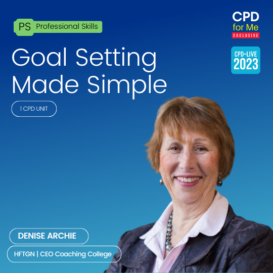 Goal Setting Made Simple CPD for Me